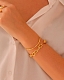 A B Art Jewelry A B Art открытый браслет из золота